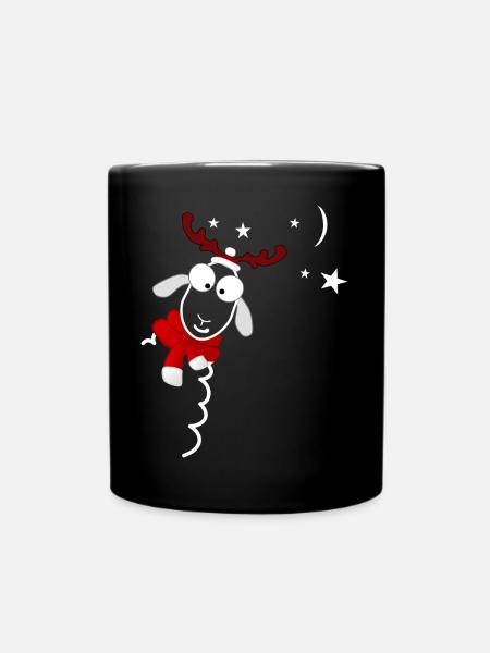 Weihnachten - Tasse einfarbig - Schwarz