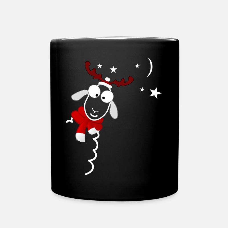 Weihnachten - Tasse einfarbig - Schwarz