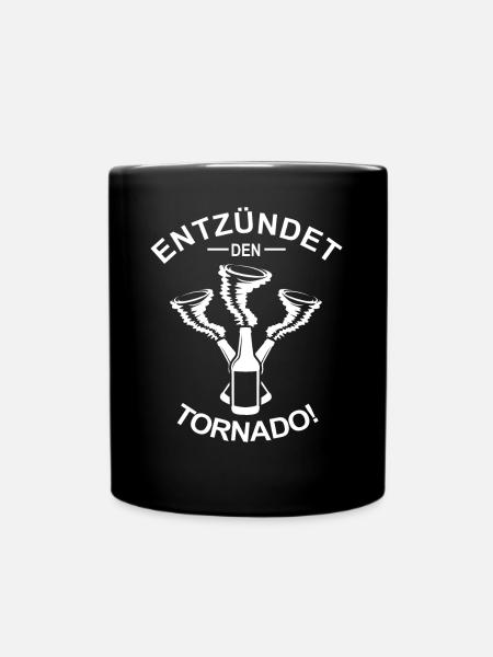 ENTZÜNDET DEN TORNADO - Tasse einfarbig - Schwarz