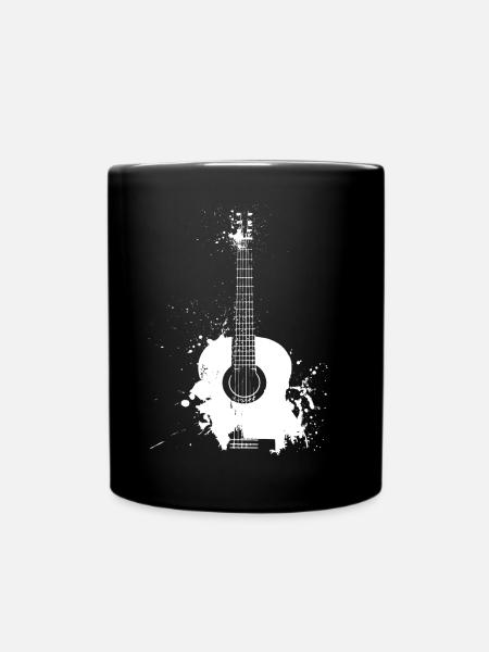 Guitariste Guitariste Guitariste Guitare Vintage - Mug uni - noir
