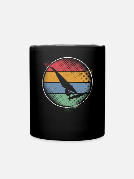 Surfer Surfen - Tasse einfarbig - Schwarz