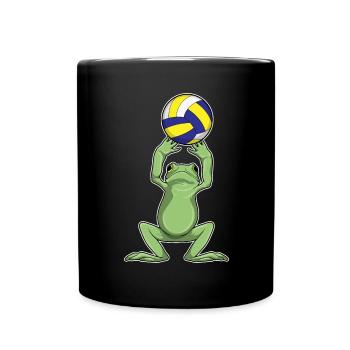 Joueuse de volley-ball des Frogs Volley-ball - Mug uni - noir - Devant