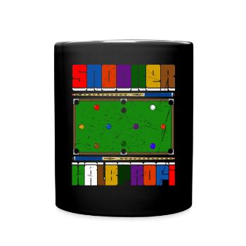 Snooker Semi-Professionnel - Mug uni - noir - Devant