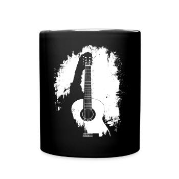Guitariste Guitariste Vintage Guitariste - Mug uni - noir - Devant