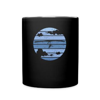 Hang Gliding Air Sport Hang Glider - Tasse einfarbig - Schwarz - Vorne