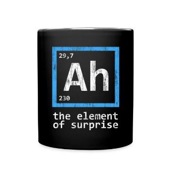 Periodic Table Element Surprise - Full Colour Mug - black - Front