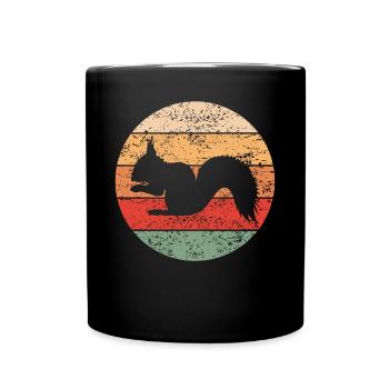 Écureuil Forest Animals Animal Lover Cadeau - Mug uni - noir - Devant