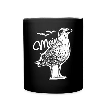 Seagull Moin Seagulls - Full Colour Mug - black - Front