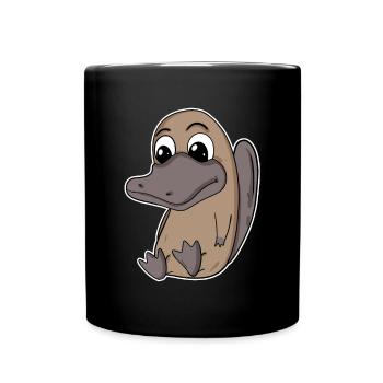 Ornithorynque - Mug uni - noir - Devant