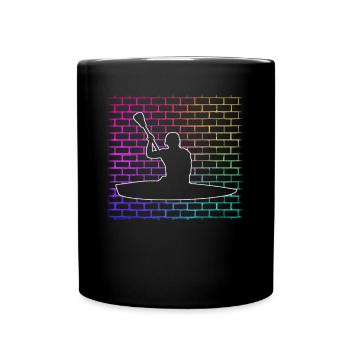Canoë Mur Vintage - Mug uni - noir - Devant