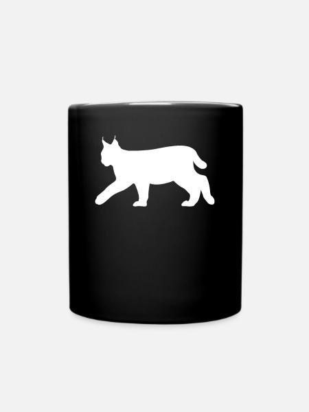 Lynx Bobcat Forest Animals Animal Lovers Cadeau - Mug uni - noir