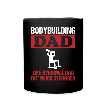 Musculation Papa Musculation Hommes Cadeau - Mug uni - noir - Devant