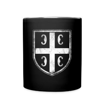 Armoiries de la Serbie - Mug uni - noir - Devant