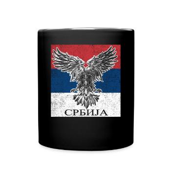 Serbie - Srbija - Mug uni - noir - Devant