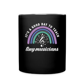 Music Teacher Music Teacher Gift - Full Colour Mug - black - Front