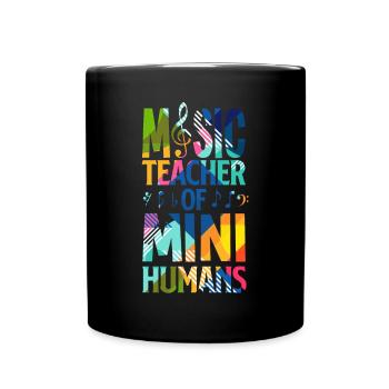 Music Teacher School - Full Colour Mug - black - Front