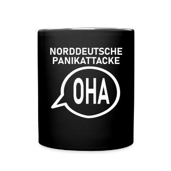 NORDDEUTSCHE PANIKATTACKE - Tasse einfarbig - Schwarz - Vorne