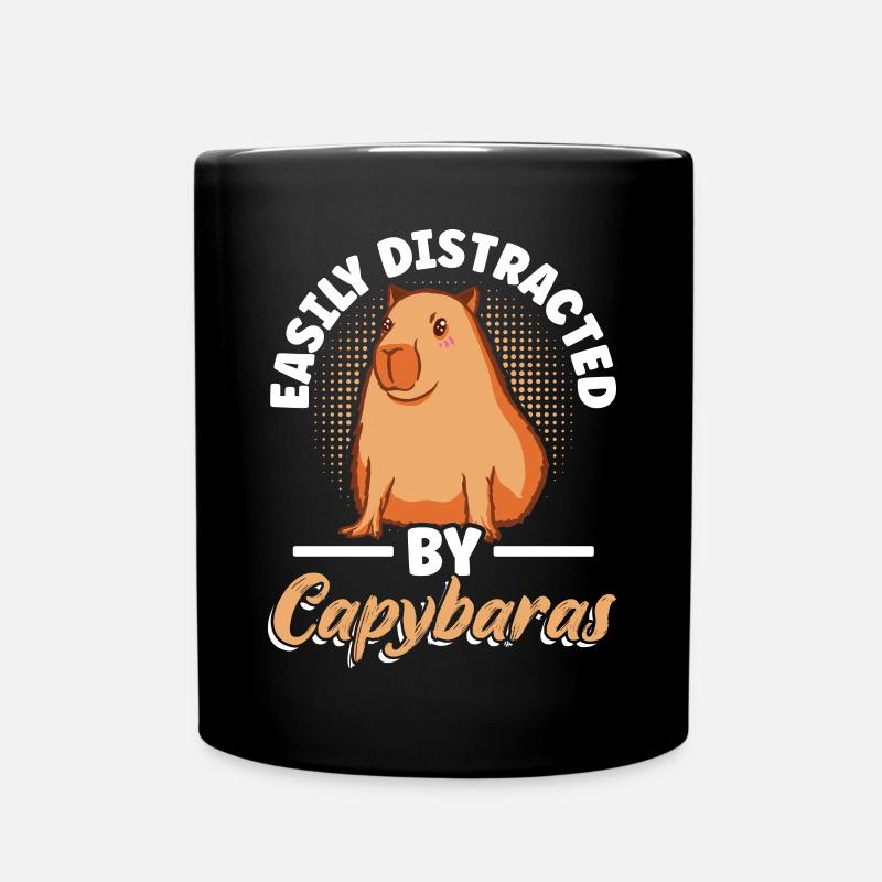 Capybara capybara rongeur - Mug uni - noir