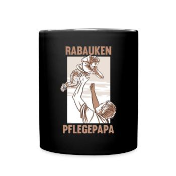 Pflegepapa - Tasse einfarbig - Schwarz - Vorne