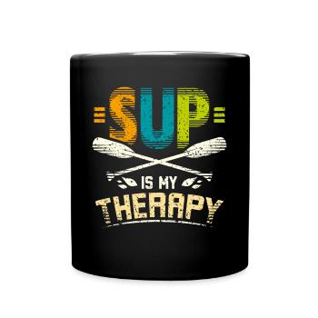 Sup est ma thérapie - Mug uni - noir - Devant