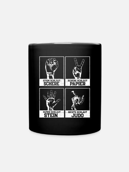 Judo Judoka - Tasse einfarbig - Schwarz