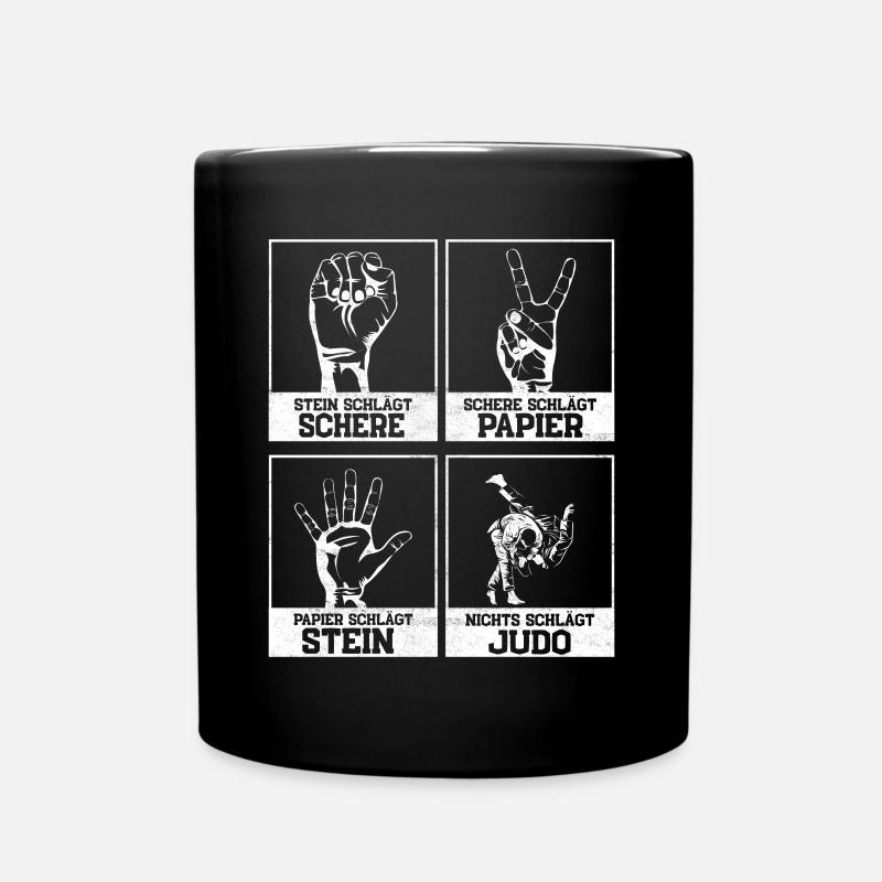 Judo Judoka - Tasse einfarbig - Schwarz