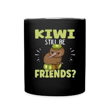 Kiwi still be friends Pun for a Kiwi Birdwatcher - Tasse einfarbig - Schwarz - Vorne