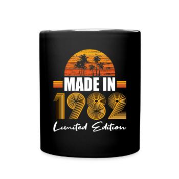 40e anniversaire Fabriqué en 1982 Édition limitée - Mug uni - noir - Devant