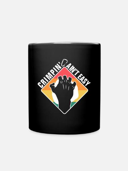 Crimpen nicht einfach - Tasse einfarbig - Schwarz