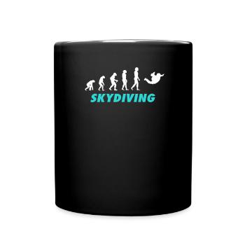 Maillots de l’équipe de parachutisme - Mug uni - noir - Devant