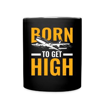 Airplane Pilot Flying Pilot Pilot Gift - Full Colour Mug - black - Front