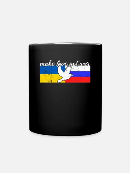 Ukraine Russie Conflit Colombe de la paix - Mug uni - noir