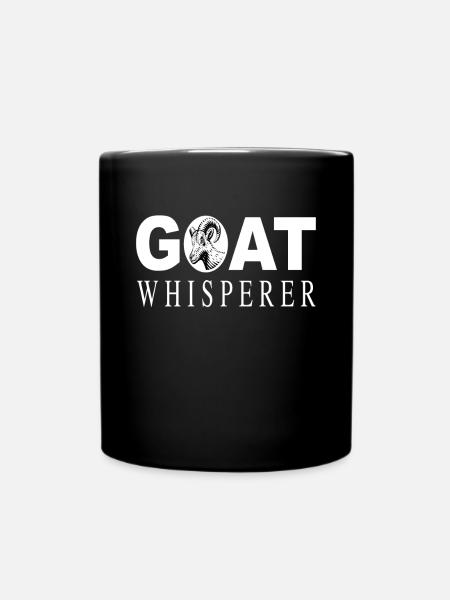 Goat Whisperer - Tasse einfarbig - Schwarz