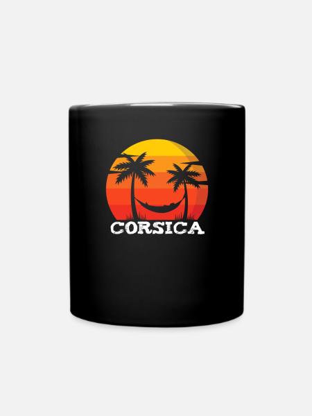 Corse Souvenir d’été Vacances Soleil Cadeau - Mug uni - noir