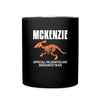 Paléontologie Fossile de dinosaure Cadeau préhistorique - Mug uni - noir - Devant