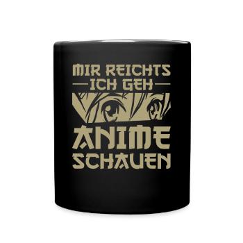 Anime Japanische Serien Manga Anime Geschenke - Tasse einfarbig - Schwarz - Vorne