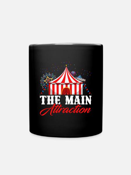 Circus Circus Tent Clown Cadeau - Mok uni - zwart