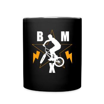 BMX / Bmx Bike / Bike / Gift / Cyclist - Full Colour Mug - black - Front
