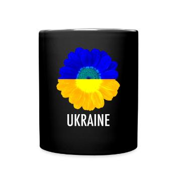 UKRAINE - Mug uni - noir - Devant