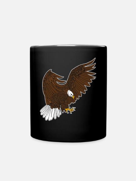 Pygargue à tête blanche - Mug uni - noir