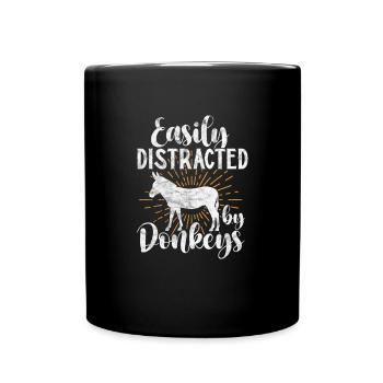 Donkey - Full Colour Mug - black - Front