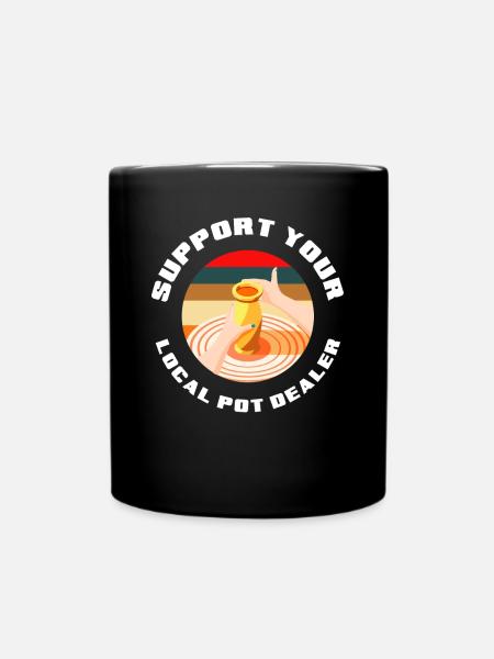 Pottery Pottery Pottery Pottery Pottery Pottery Potter - Full Colour Mug - black