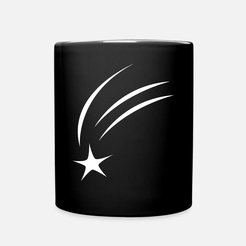 Étoile filante - Mug uni - noir