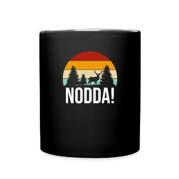 Nodda! Siegerland Siegen Wittgenstein Geschenk - Tasse einfarbig - Schwarz - Vorne
