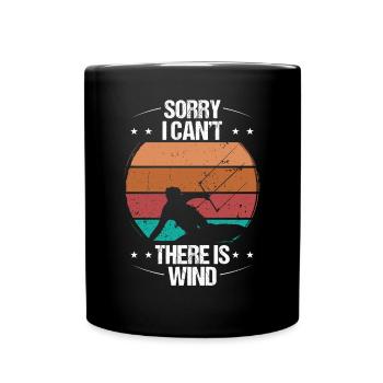 Kiteboarding Vintage There is Wind Kitesurfing - Full Colour Mug - black - Front