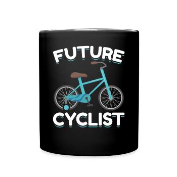 Cycliste Vélo Nouveau-né Cyclisme - Mug uni - noir - Devant