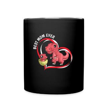 Fête des mères - Mug uni - noir - Devant