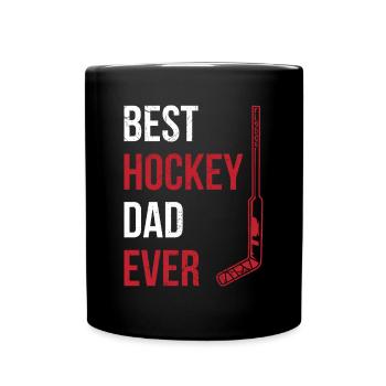 Best Hockey Dad ever Quote for your Hockey Dad - Tasse einfarbig - Schwarz - Vorne