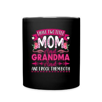 Mom and grandma - Mug uni - noir - Devant