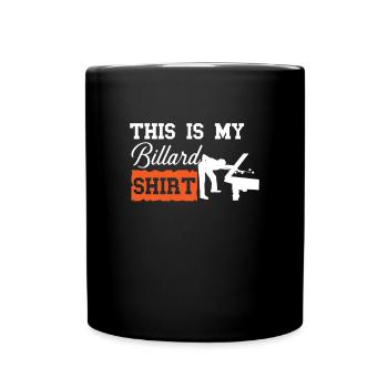 Billard Piscine Billard Billard Boule Billard Billard Cuisine 8Ball - Mug uni - noir - Devant